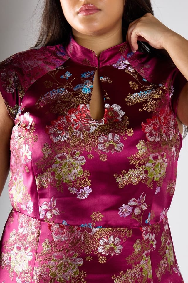 Shnoo Shnoo Women's Cheongsam Style Mni Dress - 3