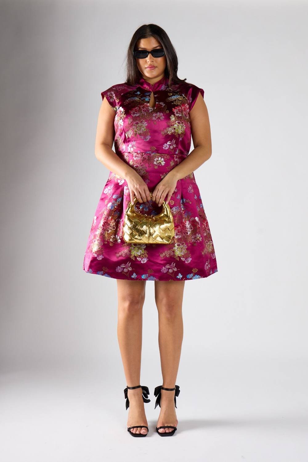 Shnoo Shnoo Women's Cheongsam Style Mni Dress - 4