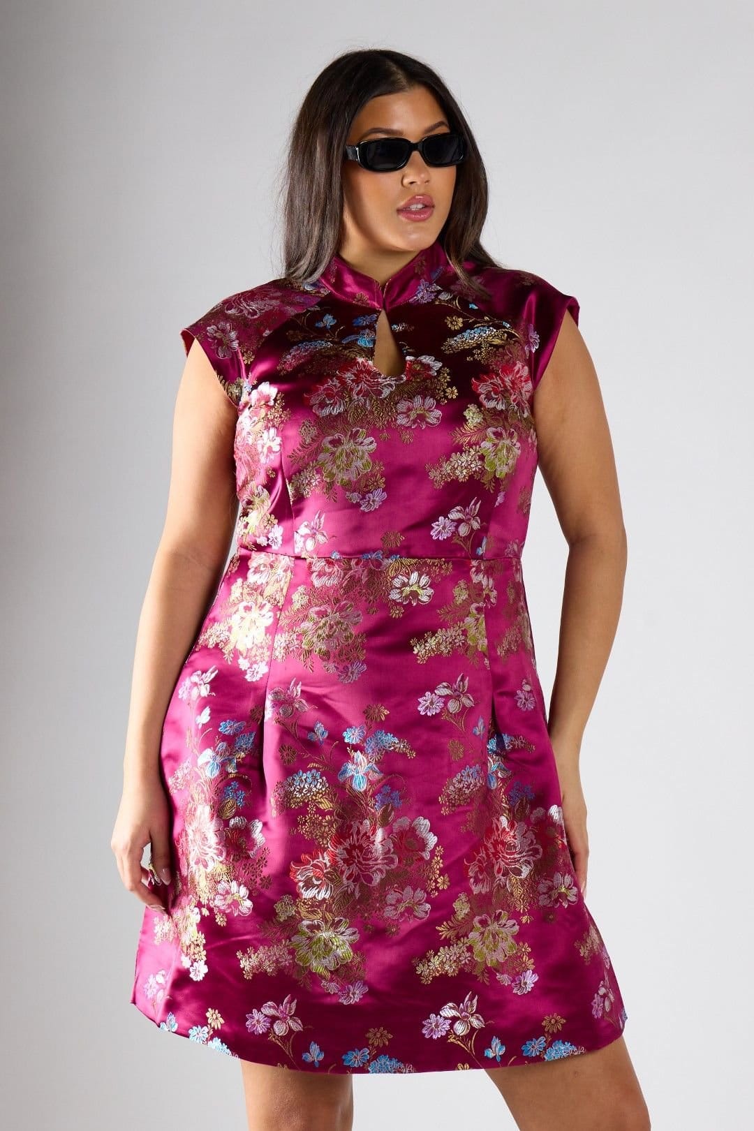 Shnoo Shnoo Women's Cheongsam Style Mni Dress - 4