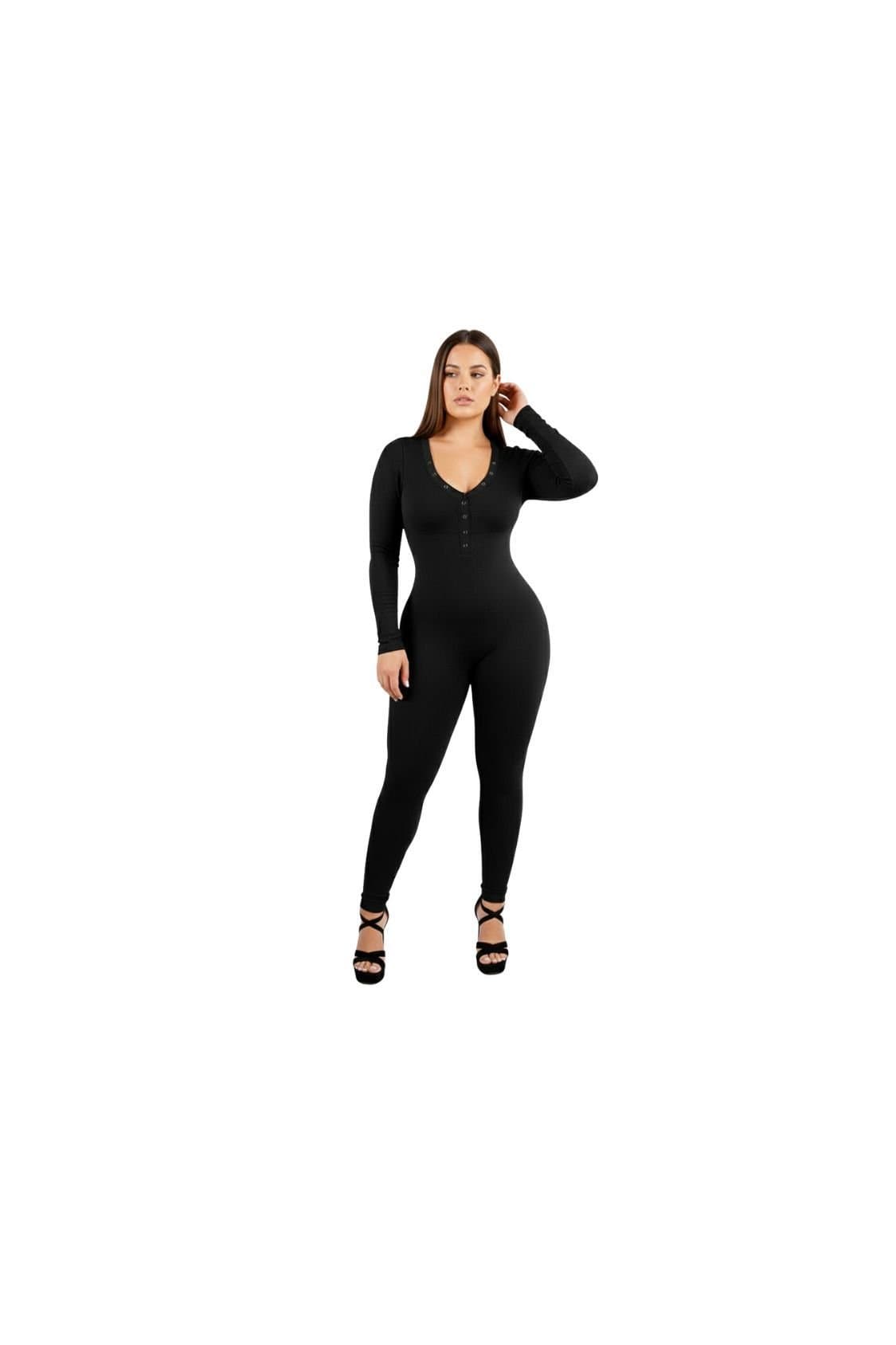 GWB Shapewear GWB Shapewear Women's GWB Cozee Snatching Jumpsuit Black
