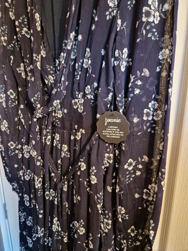 Joanne Navy Floral Vintage Dress