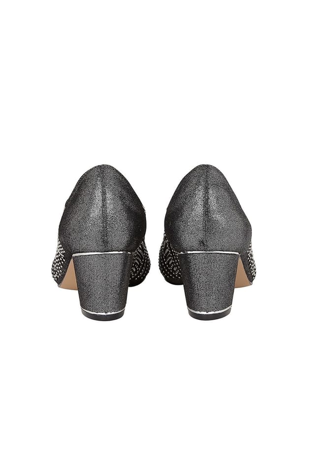 Lotus Lotus Women's 'Immy' Peep-Toe Shoes in Grey - 3