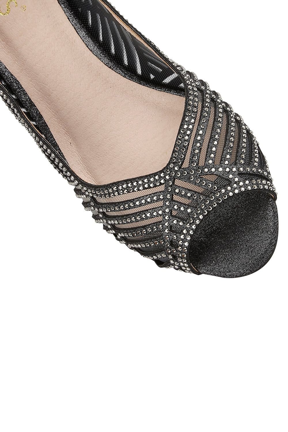 Lotus Lotus Women's 'Immy' Peep-Toe Shoes in Grey - 4