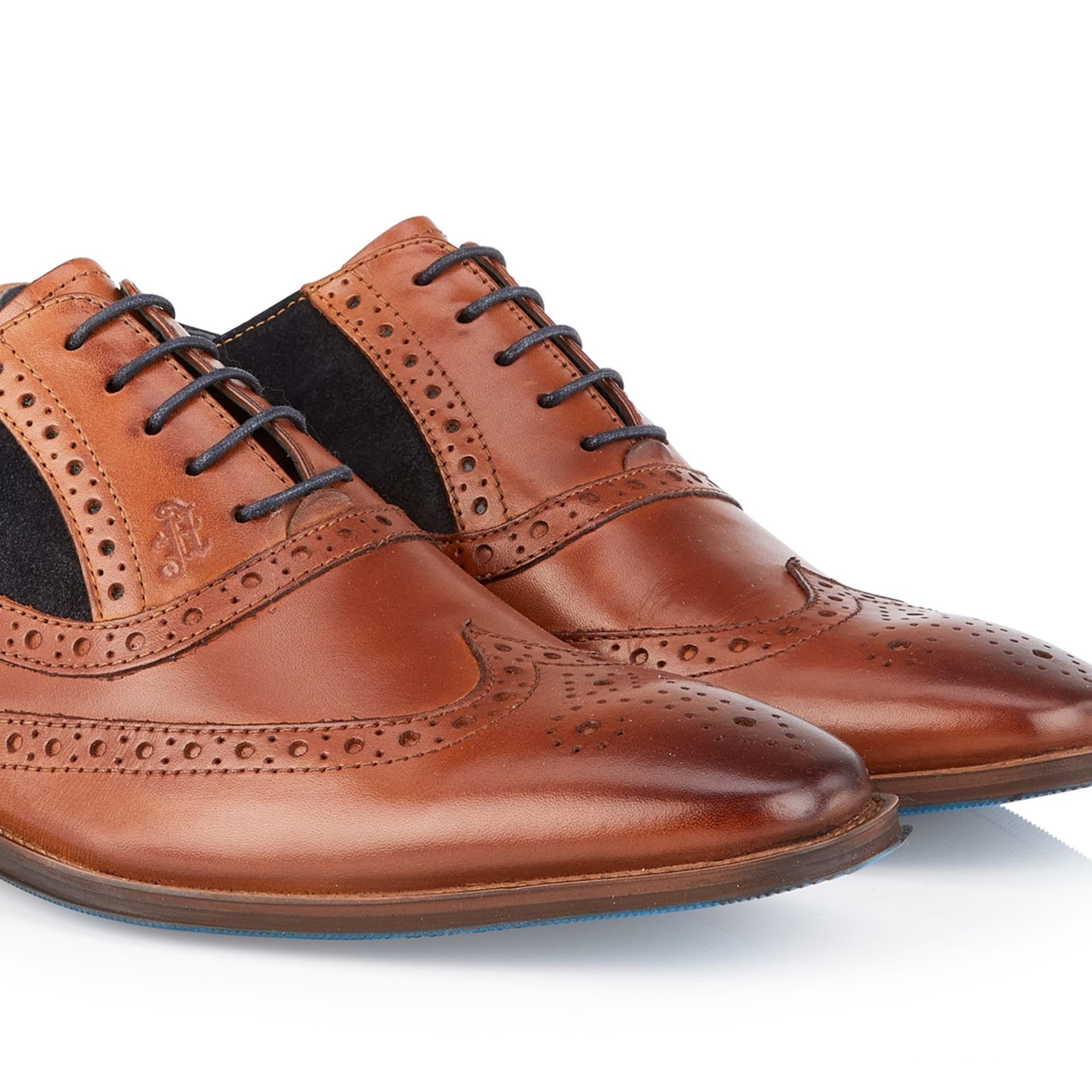 Amen Shoes Amen Shoes Men's Derry Leather Brogue Shoes in Brown - 4