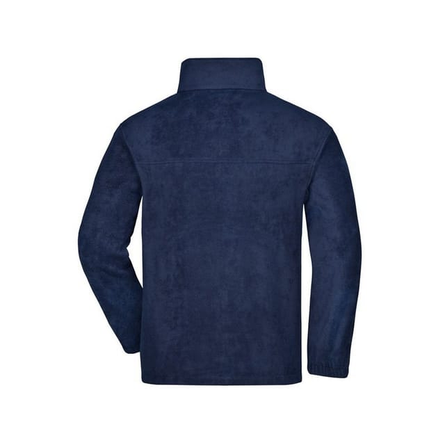 James and Nicholson James and Nicholson Men's Full Zip Fleece Jacket in Navy - 2