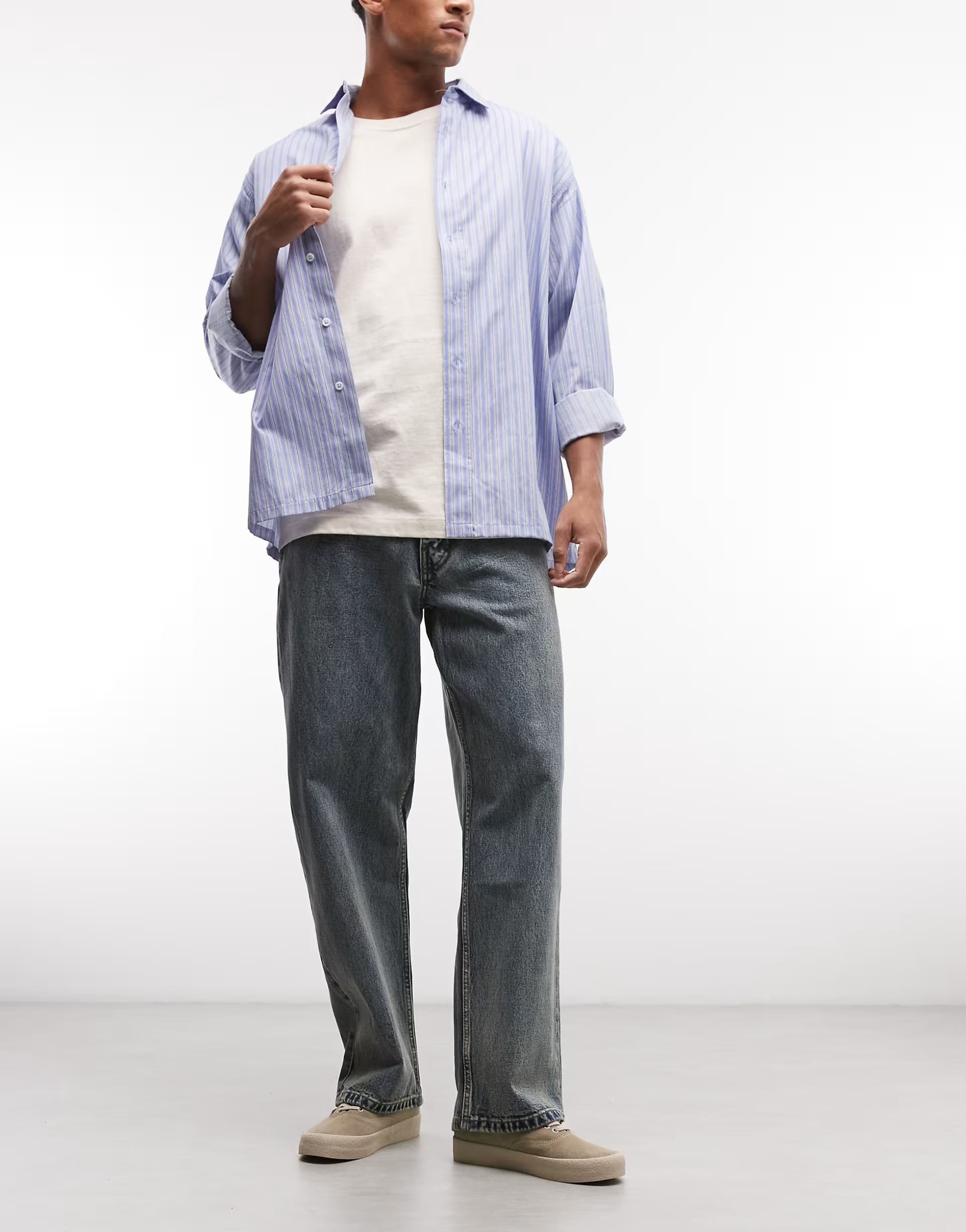 ASOS ASOS Vans Loose Denim Pant in Dirty Wash