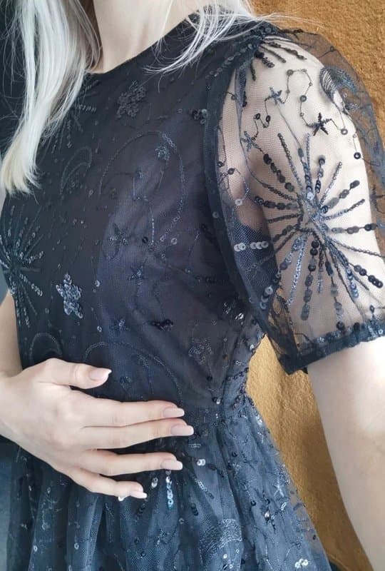 Disturbia Disturbia Sequin starry Sirius Dress Size S 10