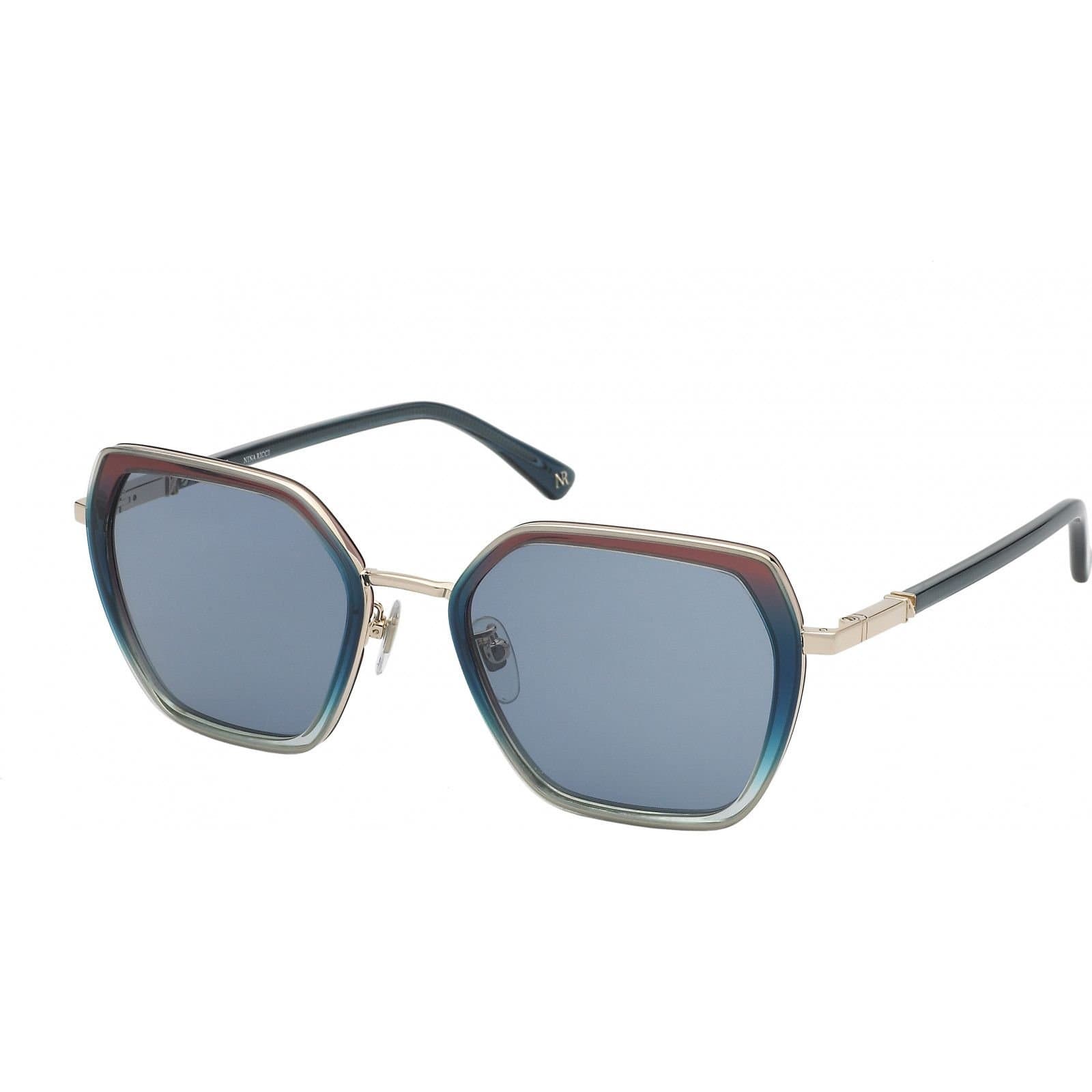 Nina Ricci Nina Ricci Women's SNR3595406LH Geometric/Octagonal Sunglasses in Blue