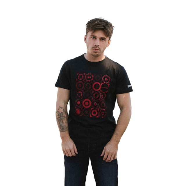 Lambretta Lambretta Men's SS25 Target Pattern T-Shirt in Navy - 3