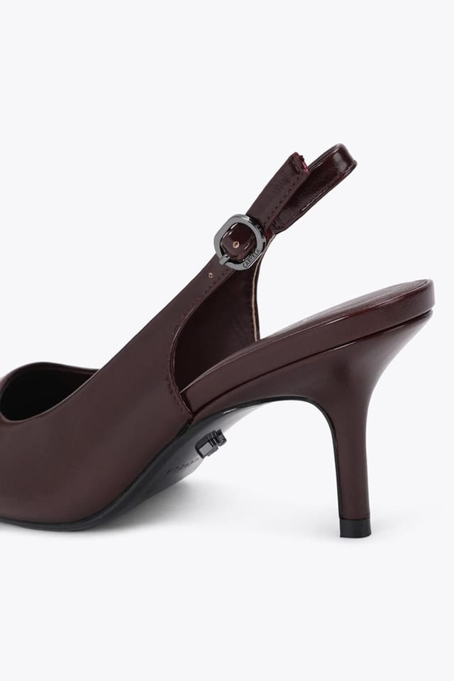Carvela Carvela Women's 'Spirit Sling' Heels in Dark Red - 3