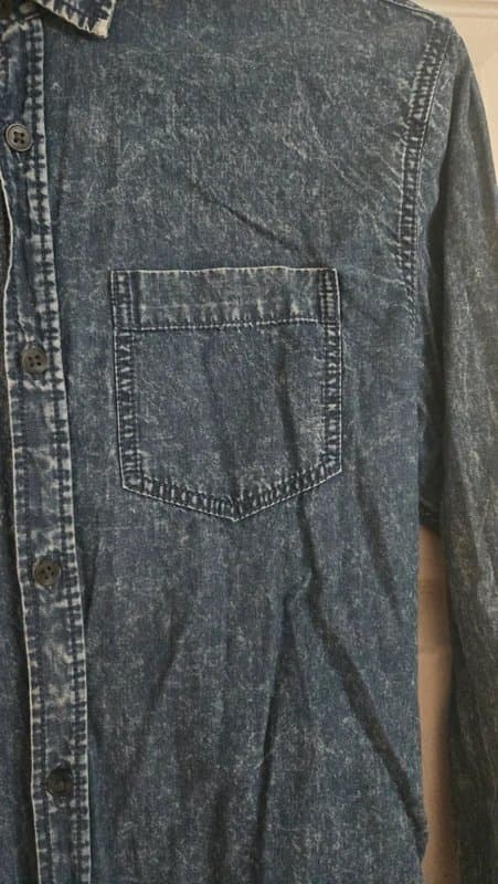 New Look Mens New look denim shirt -small