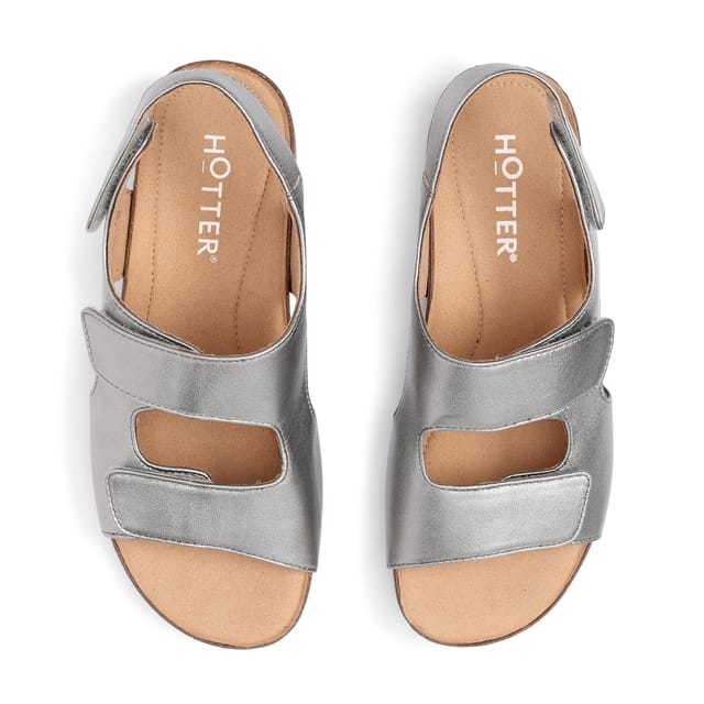 Hotter Hotter Women's 'Explore' Sandals in Metallics - 3