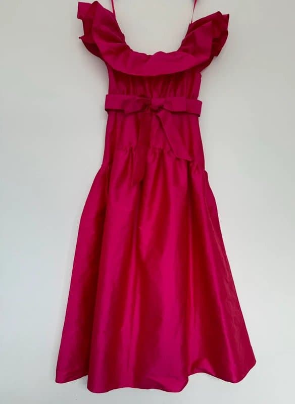 River Island NEW river island gorgeous satin midi dress a size 6/8