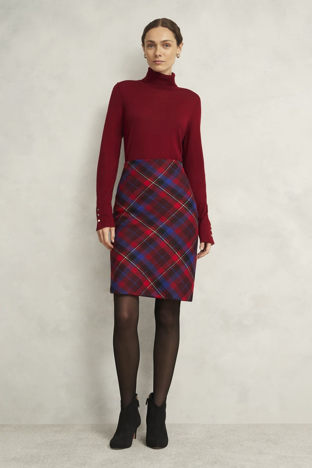 Hobbs London Hobbs London Women's Daphne Skirt in Red - 3