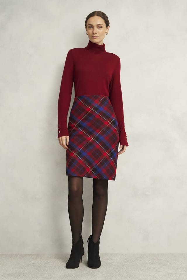 Hobbs London Hobbs London Women's Daphne Skirt in Red - 3
