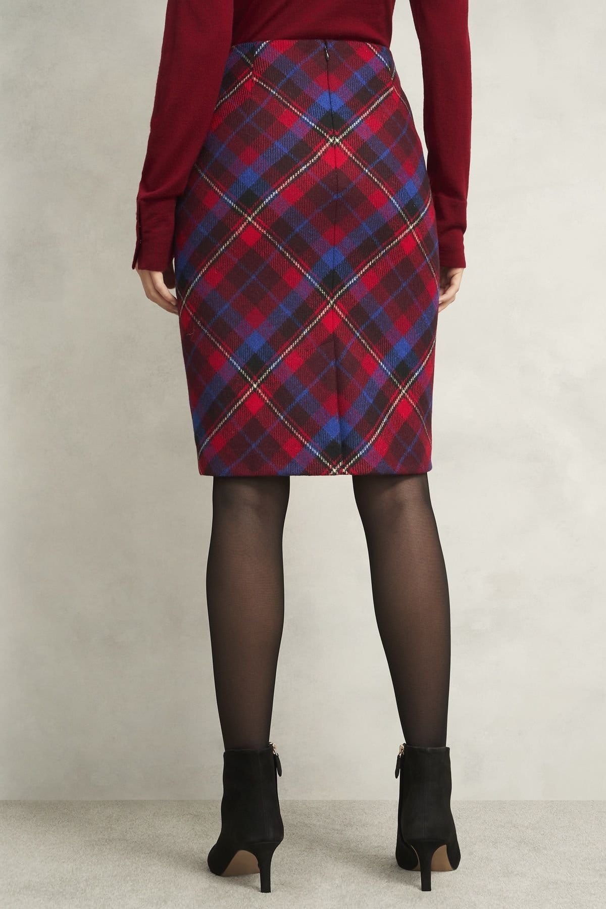 Hobbs London Hobbs London Women's Daphne Skirt in Red - 4