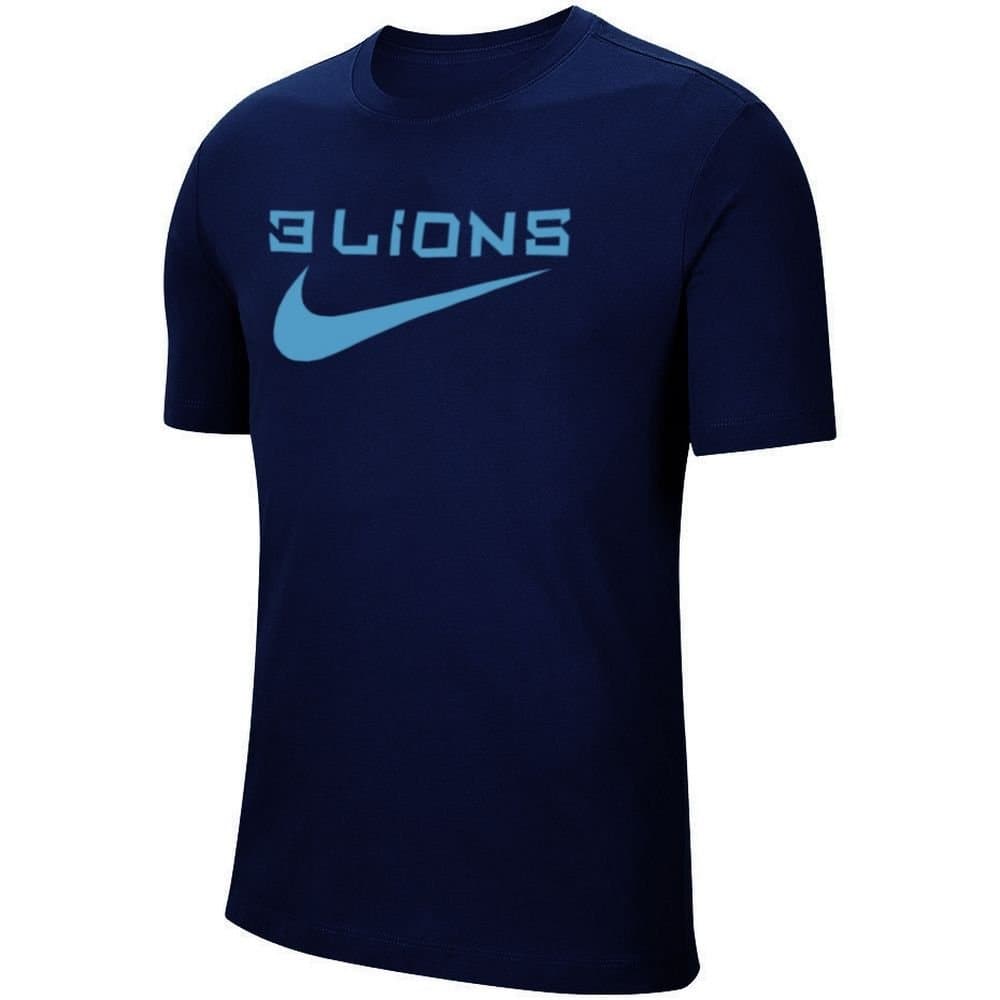 Nike Nike Men's England Fc Swoosh T-Shirt in Blue