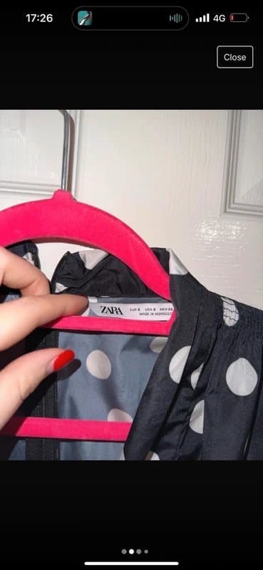 Zara Zara polka dot Playsuit