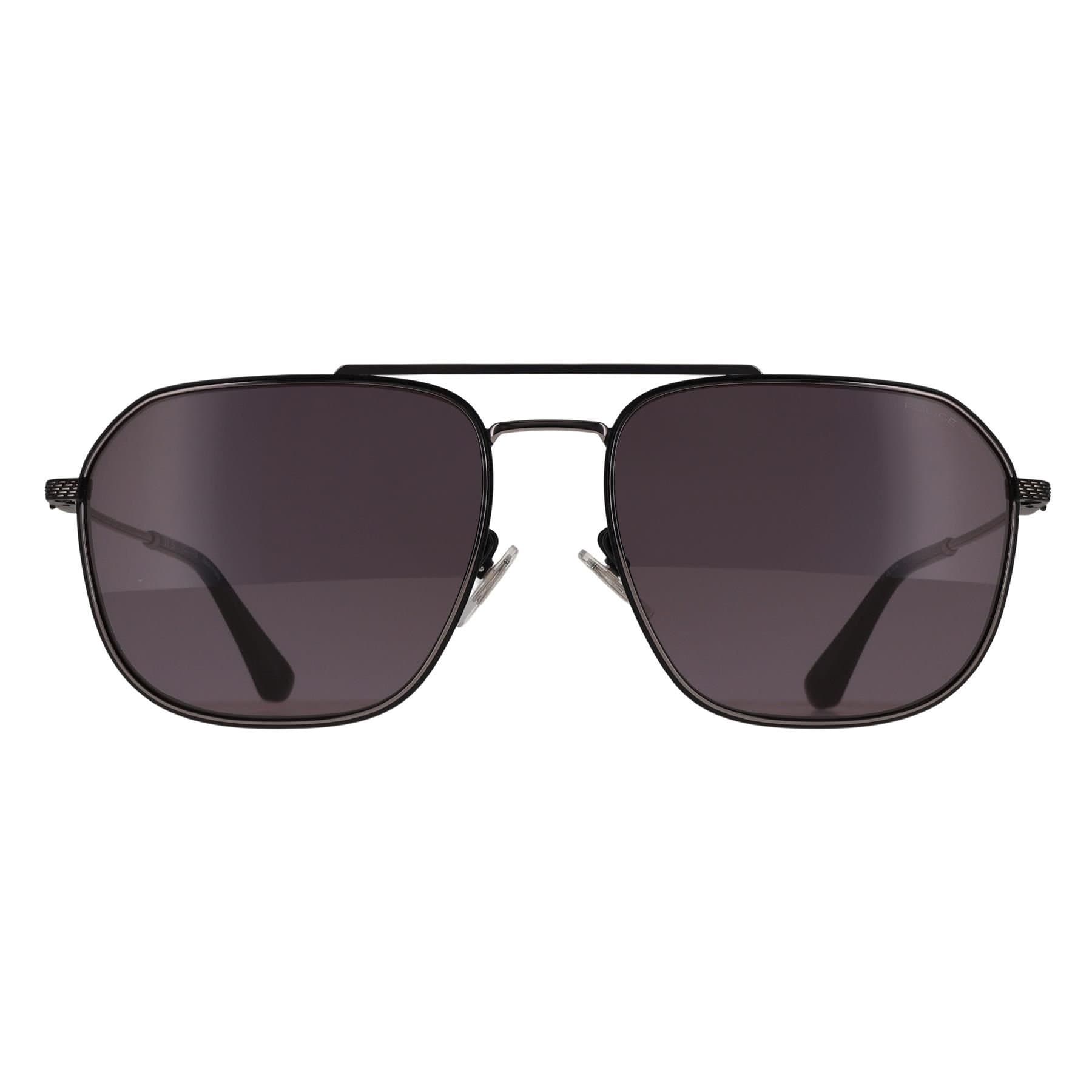 Police Police Men's Aviator Shiny Gunmetal Grey SPLF64M Octane 1