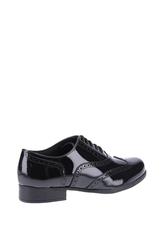 Hush Puppies Hush Puppies Women's Kada Senior Patent School Shoe in Black - 2