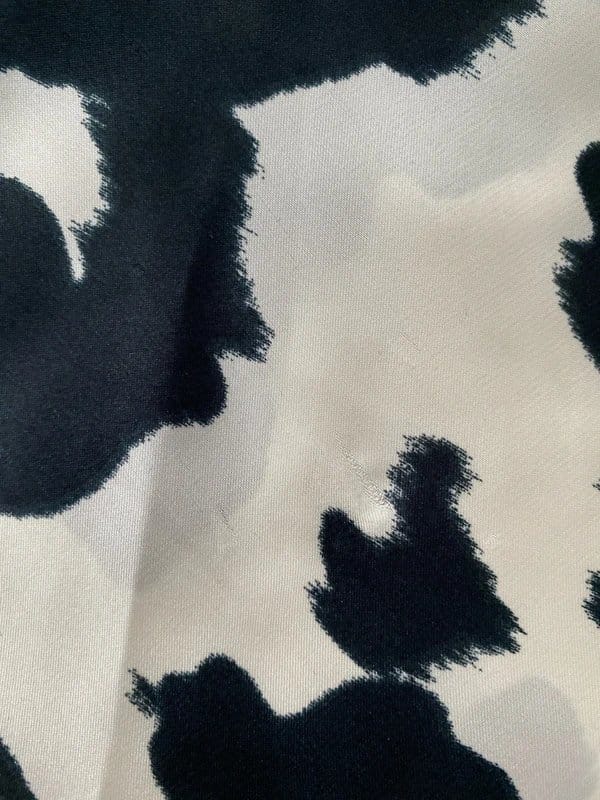 ASOS Black Cow Print Satin Cami