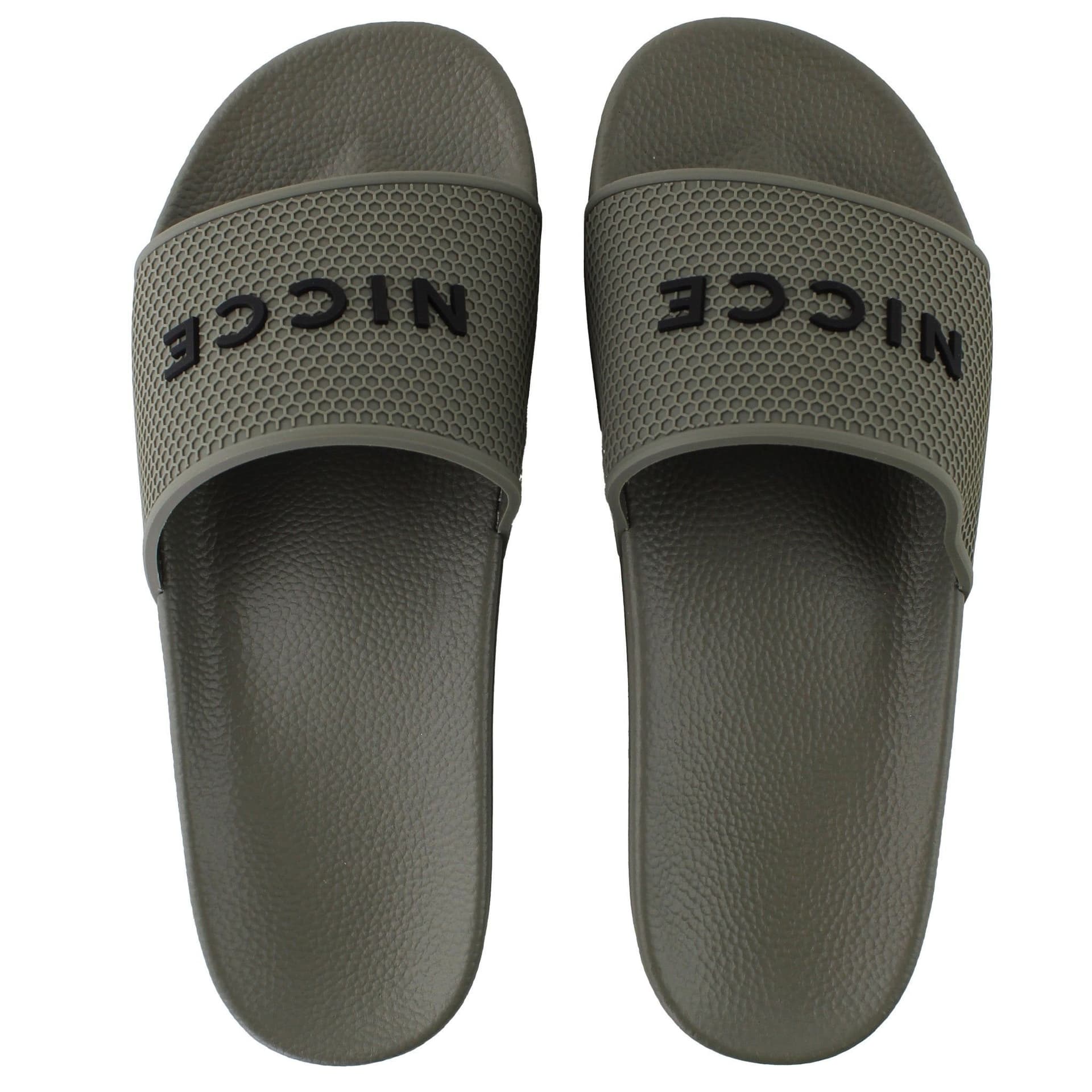 Nicce Nicce Men's Visor Khaki Sliders