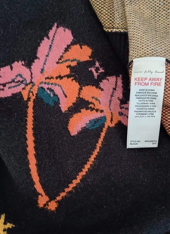Never Fully Dressed Never Fully Dressed Black Cardigan -size L/16
Night Tales Safia CardiKnitted Cardigan- size L/16
