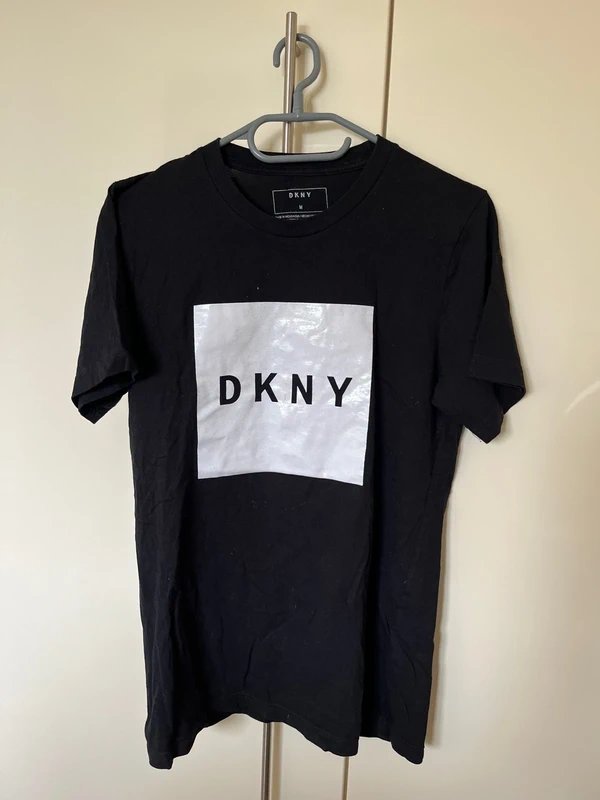 DKNY men’s dkny black graphic tshirt - 1