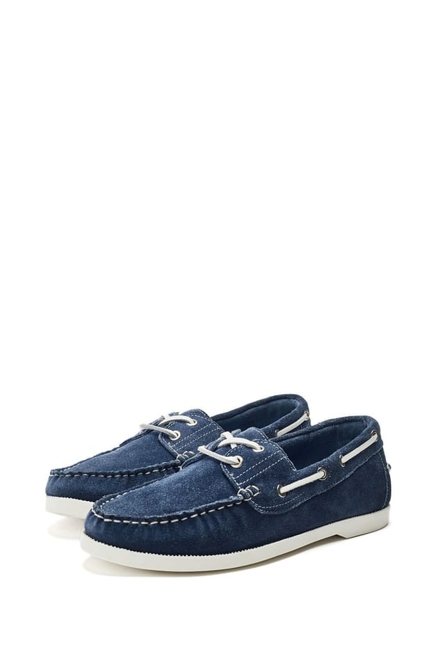 Moda In Pelle Moda In Pelle Women's 'Eleesa' Suede Loafers in Blue - 2