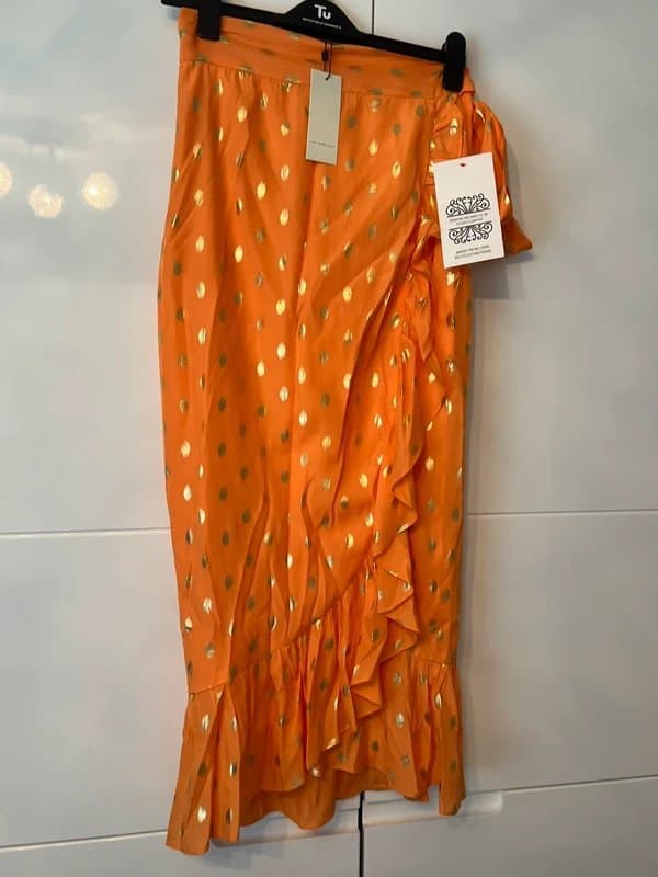 Never Fully Dressed Never fully dressed Jaspre Textured Wrap Skirt