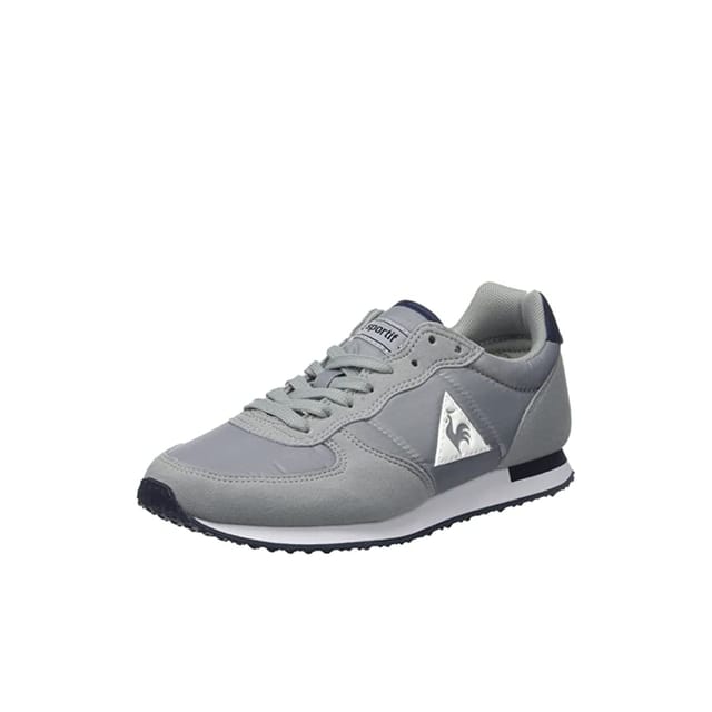 Le Coq Sportif Le Coq Sportif Men's Onyx Nylon Lace-Up Grey Synthetic Trainers - 3