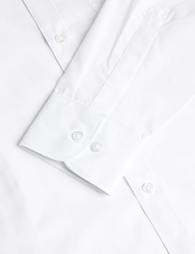 Marks & Spencer M&S 5 Pack Slim Fit Easy Iron Long Sleeve Shirts White Mix - 2
