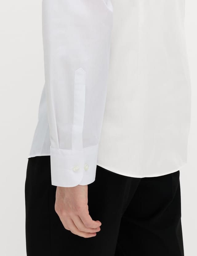 Marks & Spencer M&S 5 Pack Slim Fit Easy Iron Long Sleeve Shirts White Mix - 3