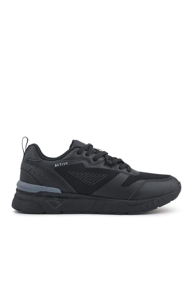 Pavers Pavers Men's Extra-Wide Chunky Trainers in Black - 2