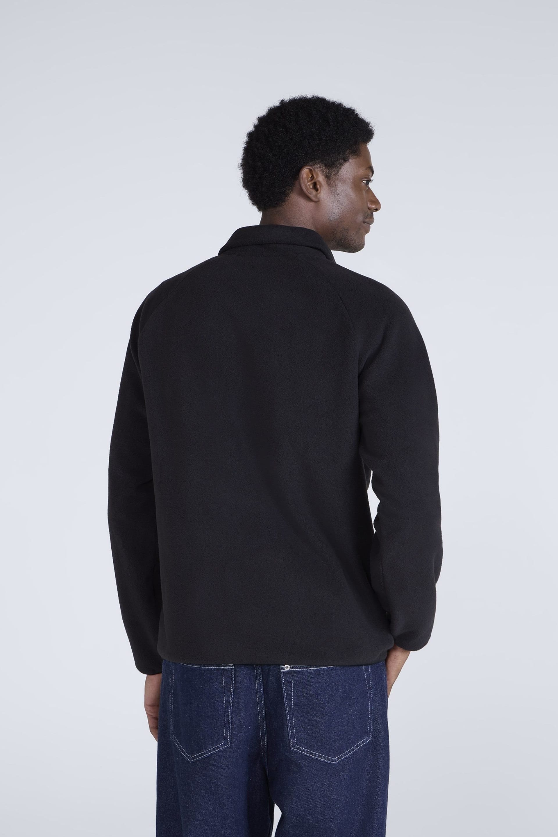 Animal Animal Men's 'Stockholm' Full Zip Breathable Soft Warm & Cosy Snug Fit Fleece in Jet Black - 4