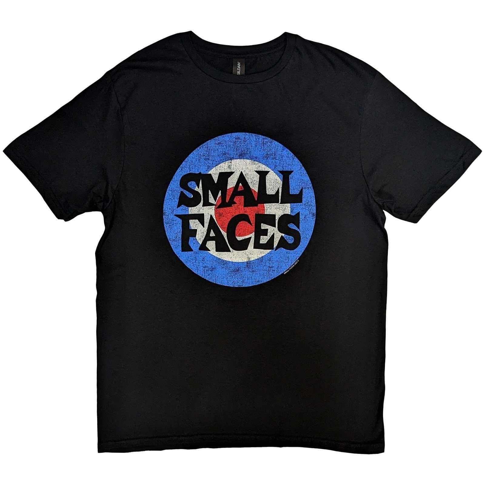 Small Faces Small Faces Men's Mod Target Cotton T-Shirt in Black