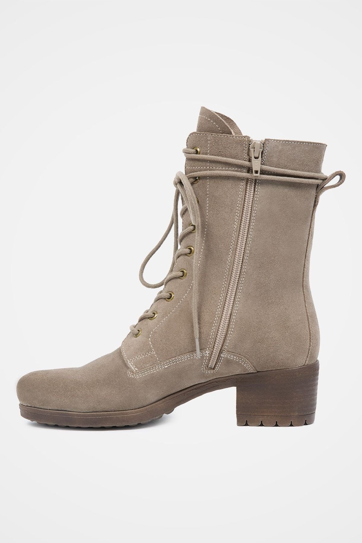 Celtic & Co Celtic & Co Women's Block Heel Derby Boot in Light Tan - 4