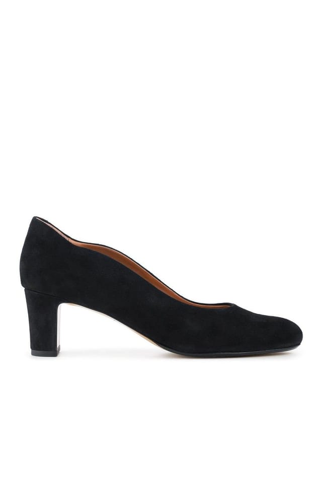 Jones Bootmaker Jones Bootmaker Women's Zoey Leather Court Shoes in Black - 2