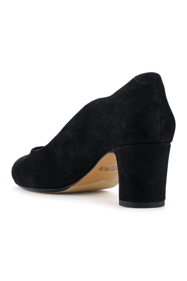 Jones Bootmaker Jones Bootmaker Women's Zoey Leather Court Shoes in Black - 3