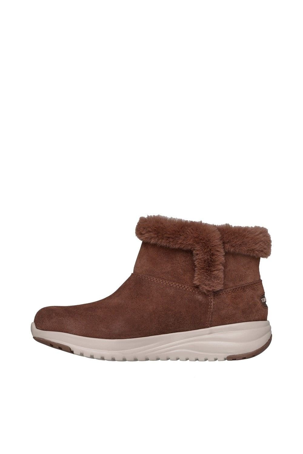 Skechers Skechers Women's On-the-GO Stellar - Cozy Step Shoe in Chocolate - 4