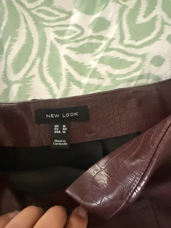 New Look Women’s leather skirt