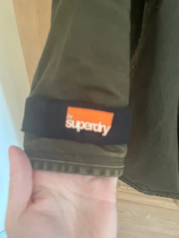 Superdry Vintage Superdry coat, xs, olive green