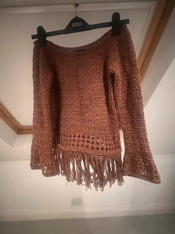 ASOS Crochet off the shoulder jumper