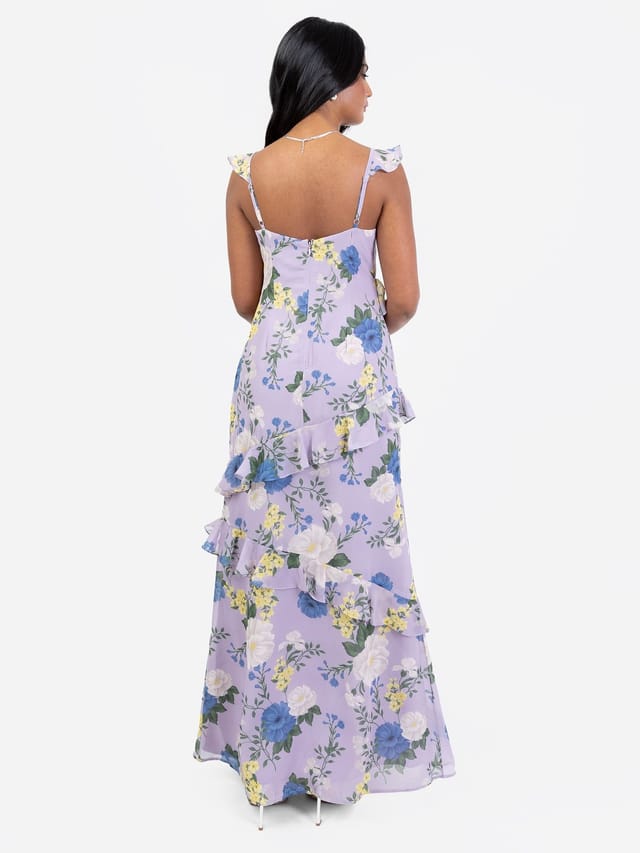 Anaya with Love Anaya with Love Women's Floral Strappy Maxi Dress - 3