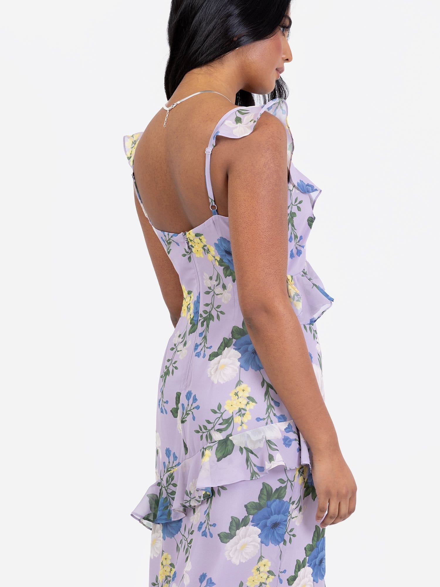 Anaya with Love Anaya with Love Women's Floral Strappy Maxi Dress - 4