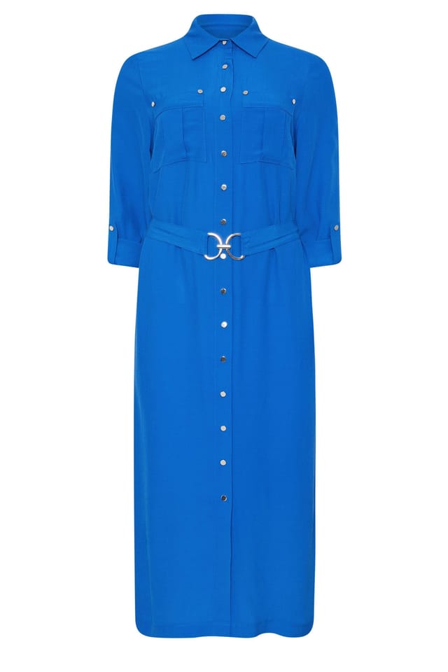 Star By Julien Macdonald Star by Julien Macdonald Women's Buckle Shirt Dress in Blue - 2