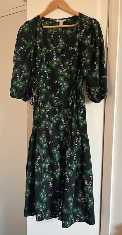 Topshop Topshop chiffon wrap dress