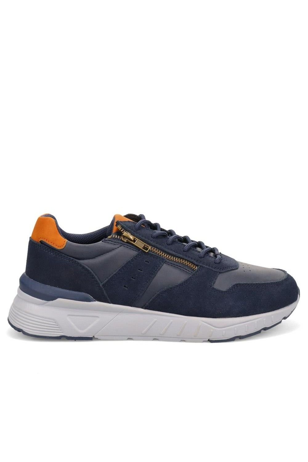 Easyfit Easyfit Men's Extra-Wide Fit Casual Trainers in Navy - 2