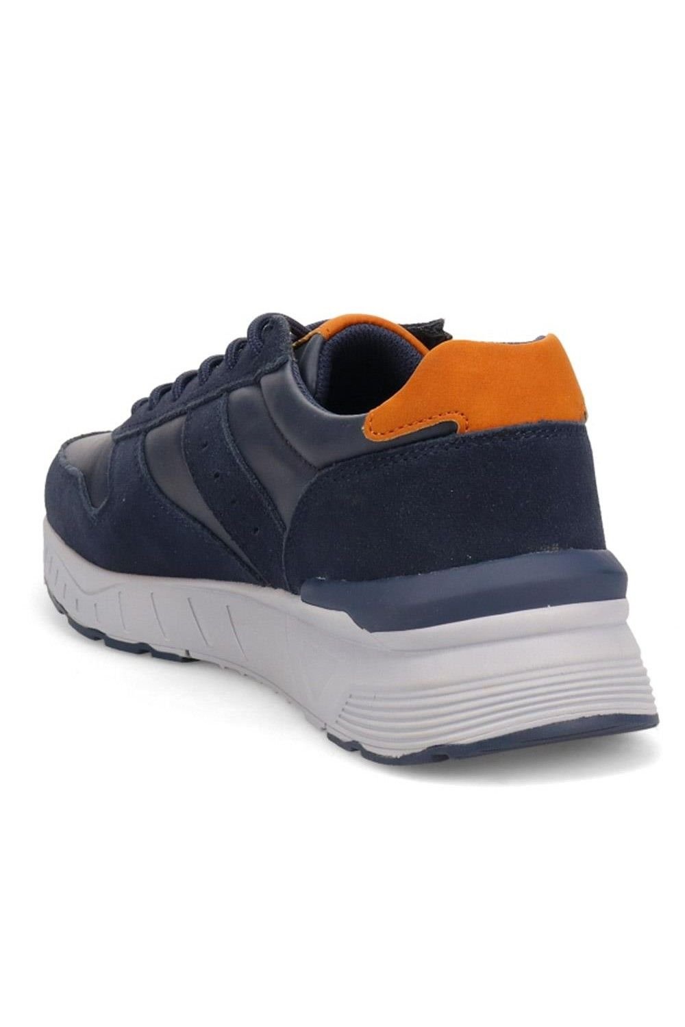 Easyfit Easyfit Men's Extra-Wide Fit Casual Trainers in Navy - 3
