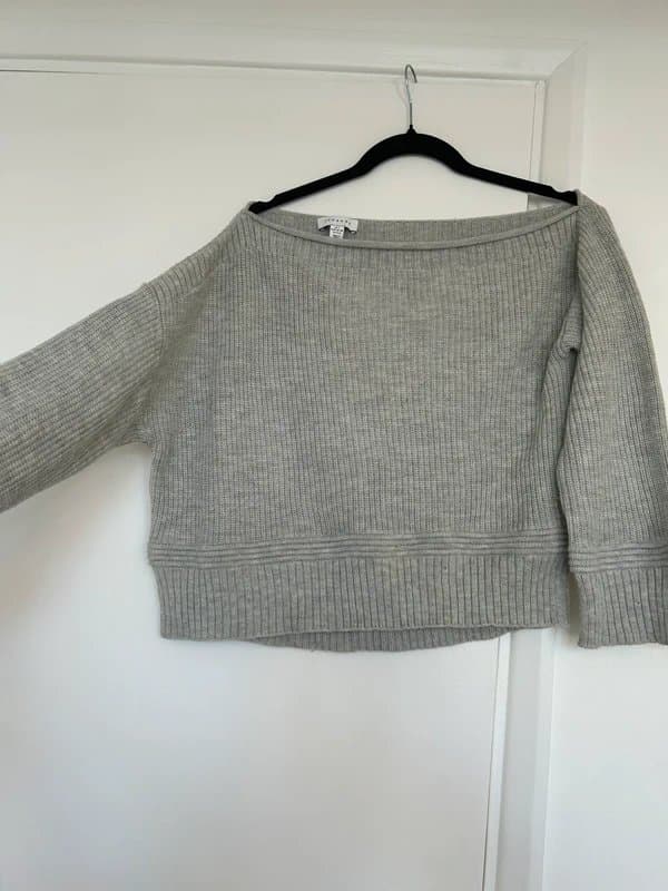 Topshop Grey knit jumper
